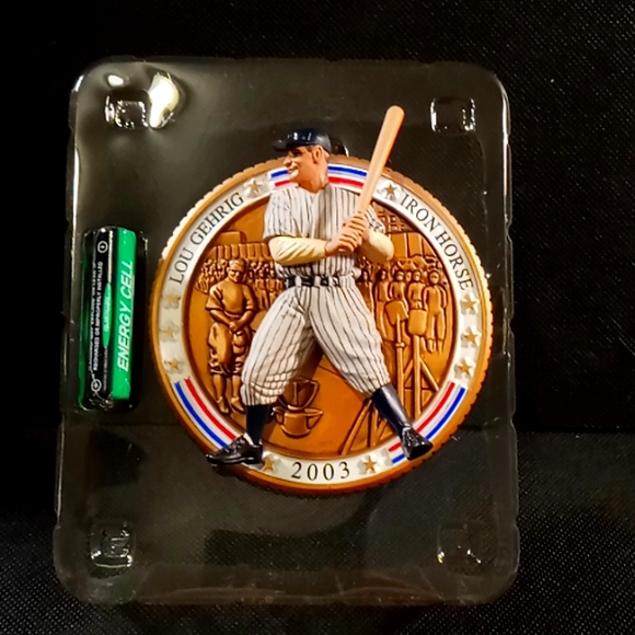 Carlton Cards Other - Lou Gehrig 2003 Centennial "Talking" Christmas Ornament from Carlton Card's